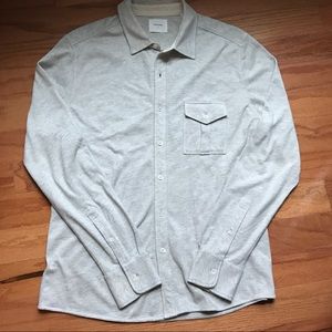 Billy Reid Soft Cotton Button size Large